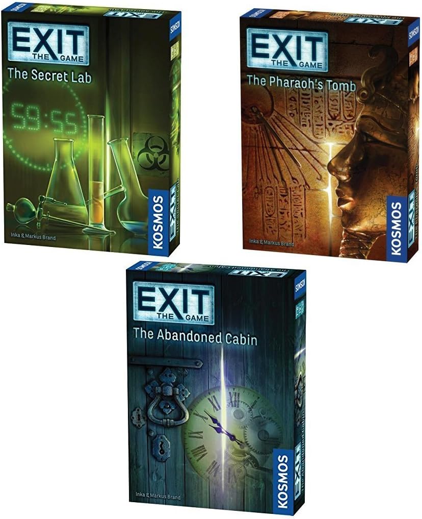 EXIT: The Game 3-Pack Escape Room Bundle for Family Fun