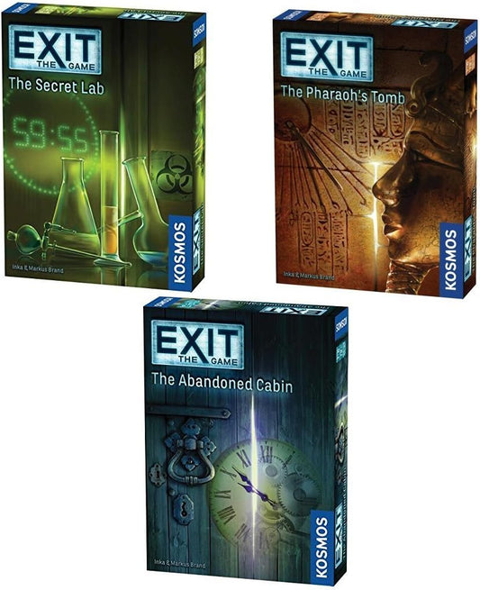 EXIT: The Game 3-Pack Escape Room Bundle for Family Fun