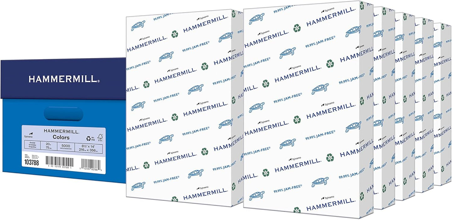 Hammermill Colored Paper 20 lb Orchid Printer Paper for All Uses