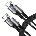 Crystal Clear Sound: QianLink USB C to 3.5mm Jack Cable Duo