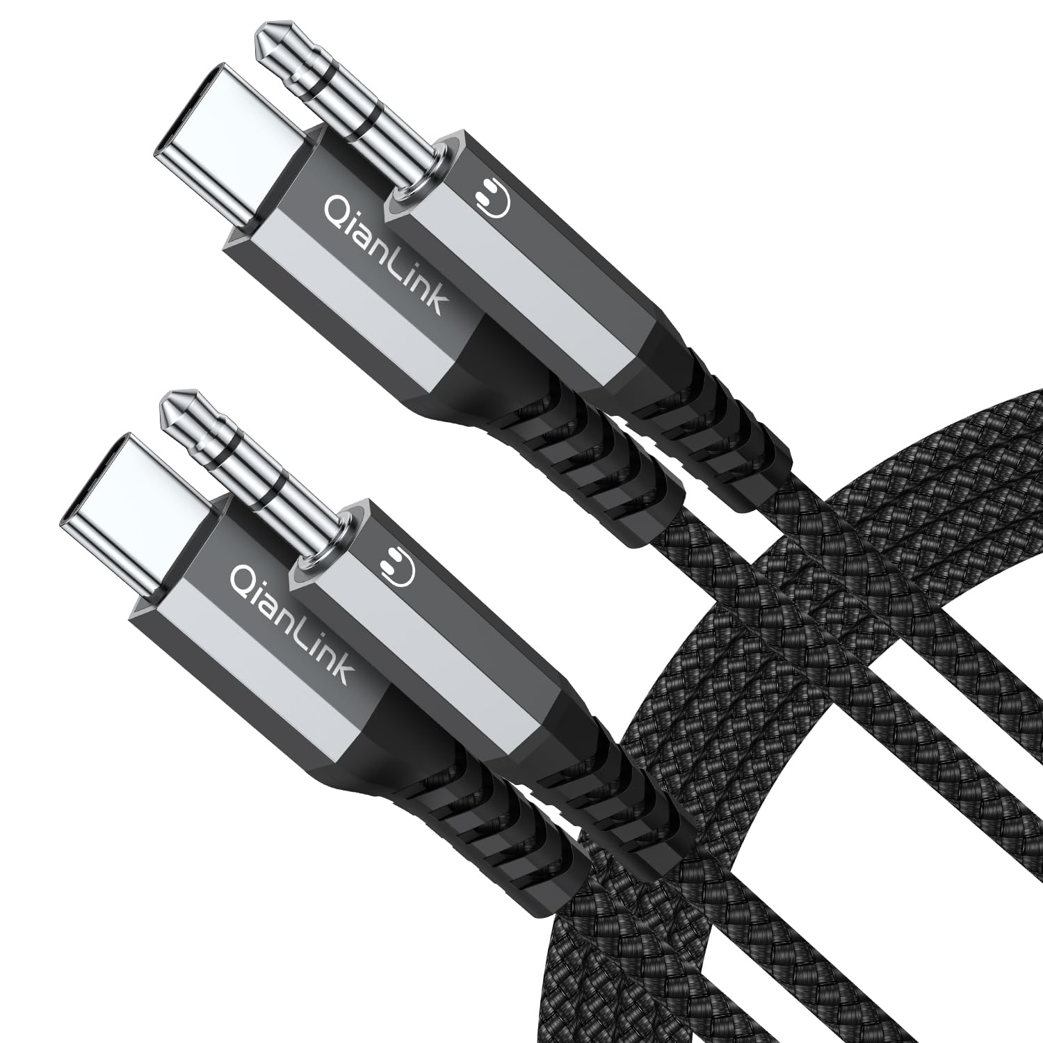 Crystal Clear Sound: QianLink USB C to 3.5mm Jack Cable Duo