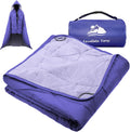 Outdoor Waterproof Blanket Hooded Poncho - Foldable Fleece Stadium