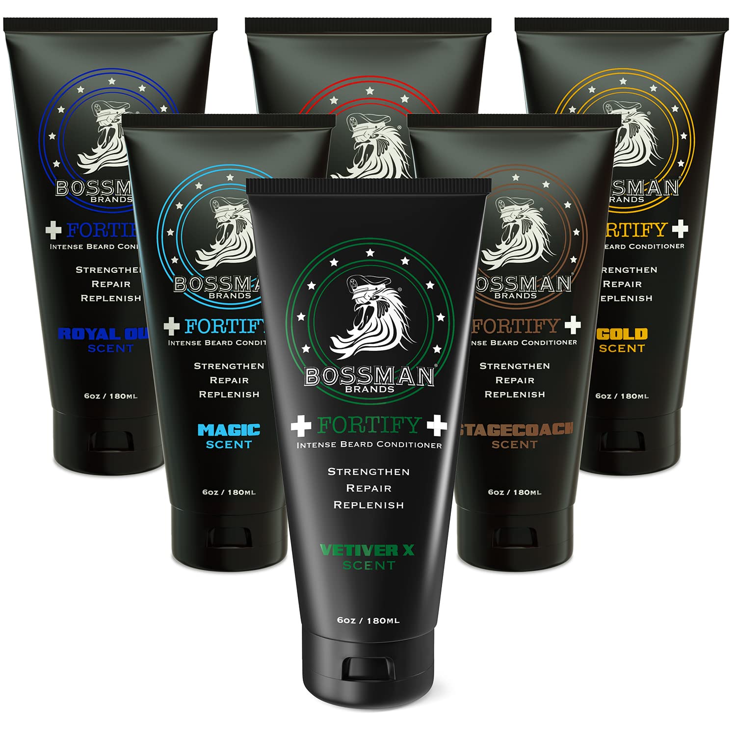 Bossman Beard Conditioner Variety Pack for Ultimate Grooming