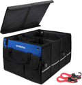 Car Trunk Organizer Collapsible with Lid and Straps - Large