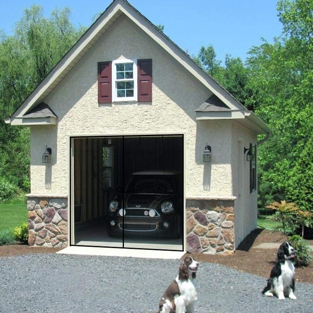 Garage Screen Doors for 1 Car Garage - Heavy Duty 10x8 Ft