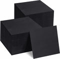Lechay 2-Ply Black Cocktail Napkins - 200 Pack
