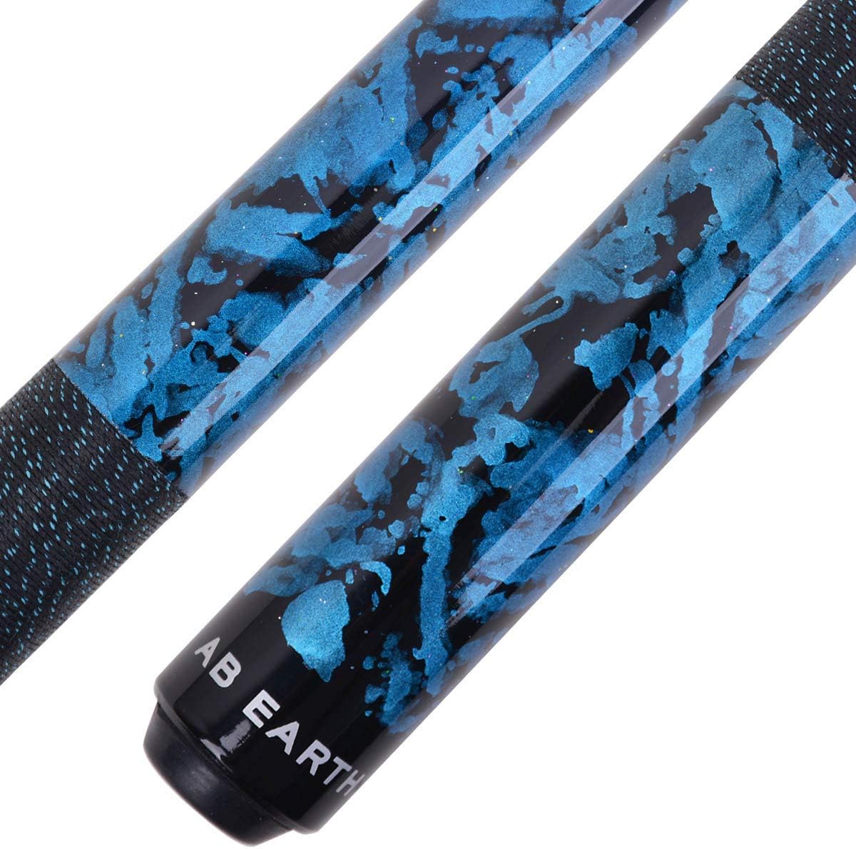 58 inch Hand-Painted Billiard Pool Cue Stick with Irish Linen Wrap