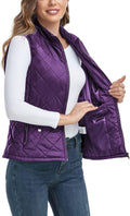 Women's Quilted Stand Collar Vest - Lightweight Layering Essential