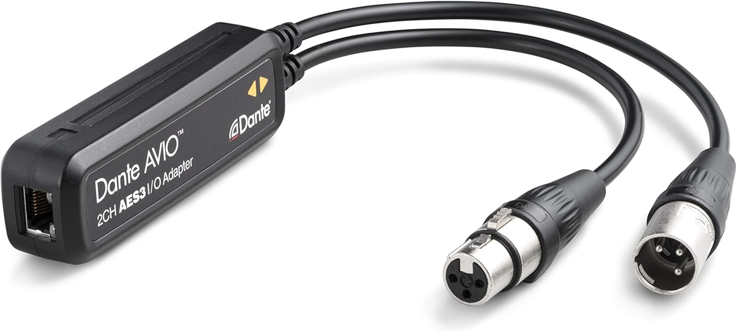 Dante AVIO AES3 IO Adapter by Audinate for Seamless Audio