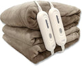 Electric Heated Blanket Queen Size - Dual Control Super Cozy
