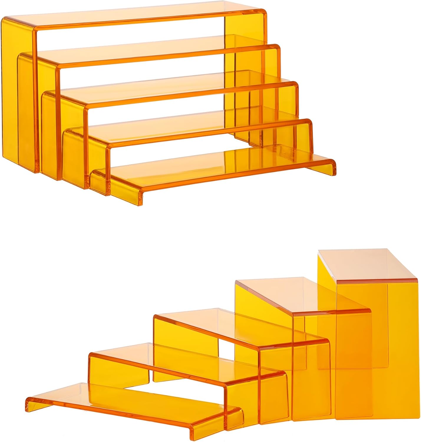Goabroa Acrylic Display Risers for Figures and Cupcakes