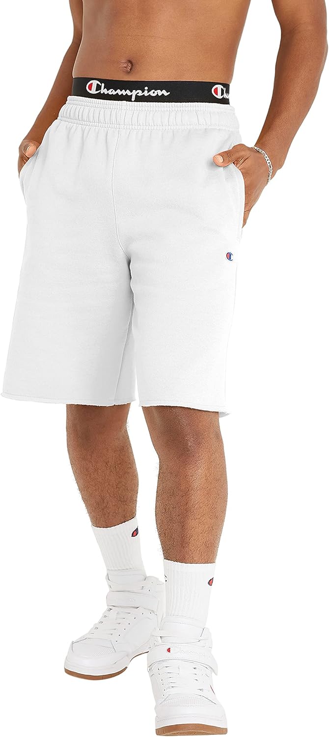 Champion Men's Fleece Athletic Shorts with Pockets for Comfort