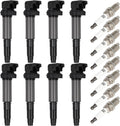 ECCPP UF522 8 Ignition Coils with 8 Iridium Spark Plugs - BMW Fitment