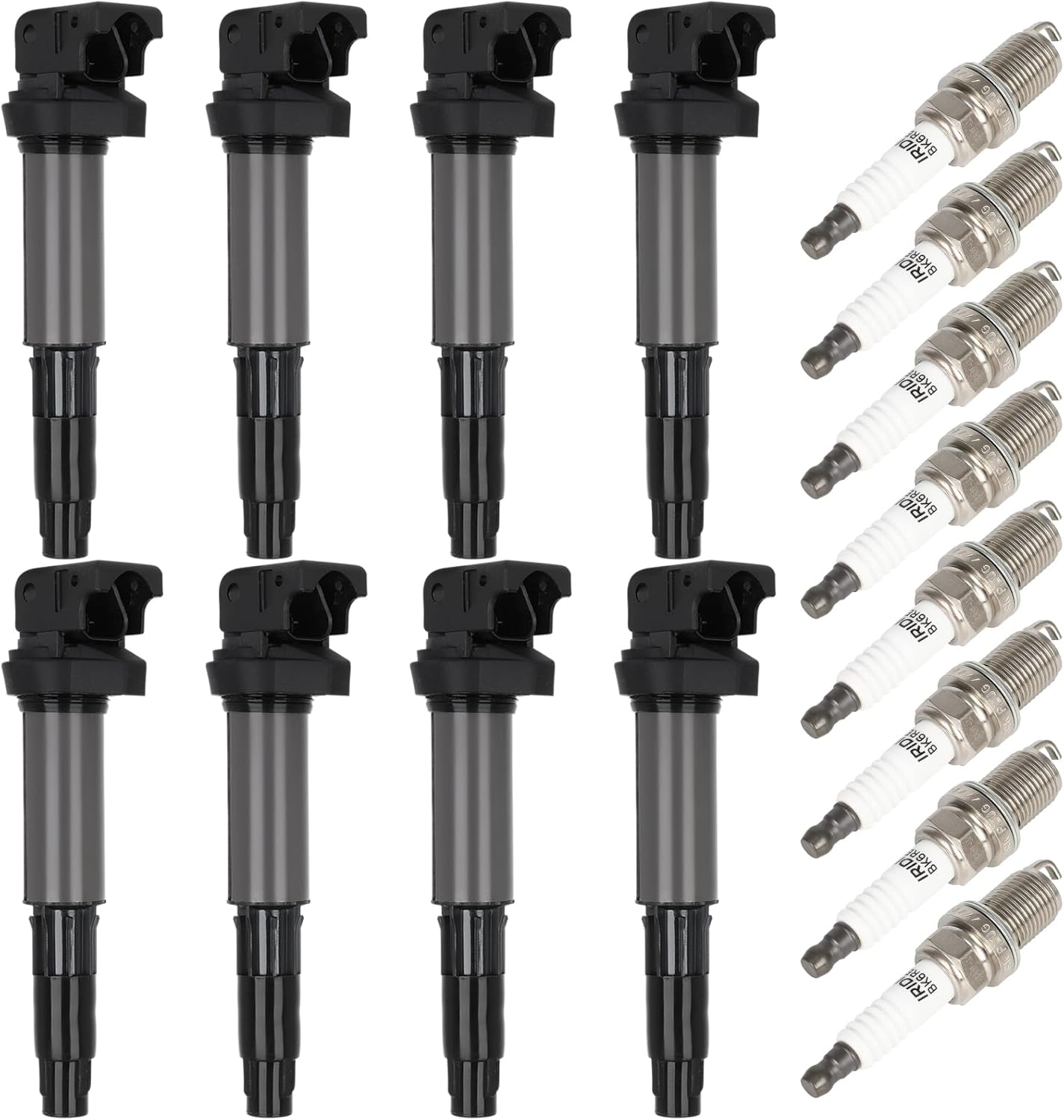 ECCPP UF522 Ignition Coils and Iridium Spark Plugs for BMW
