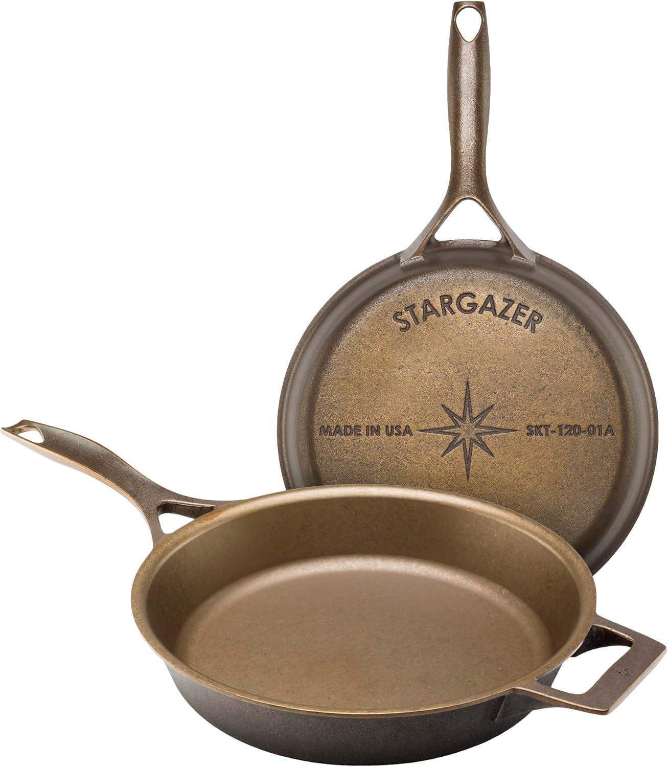 Stargazer 12-Inch Cast Iron Skillet for Perfect Cooking
