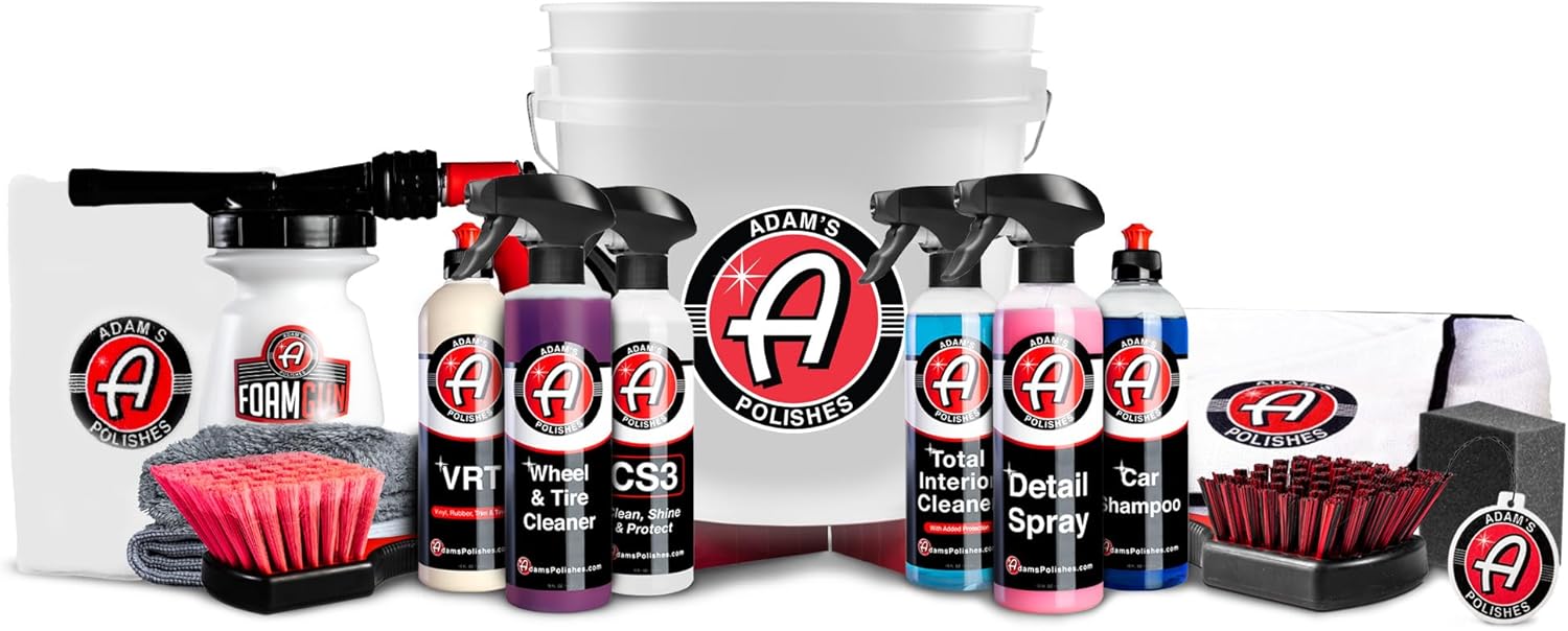 Adam's Essential Car Wash Kit - Ultimate Detailing Solution