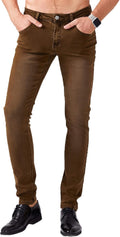 ZLZ Jeans Pants Slim Fit Skinny Stretch Jeans for Men