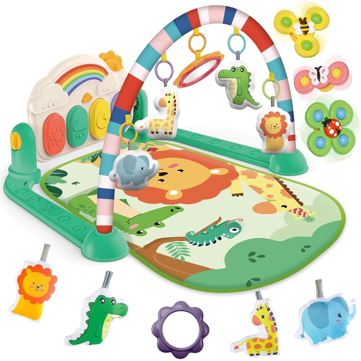 Baby Play Piano Gym Mat - Stimulate Early Development