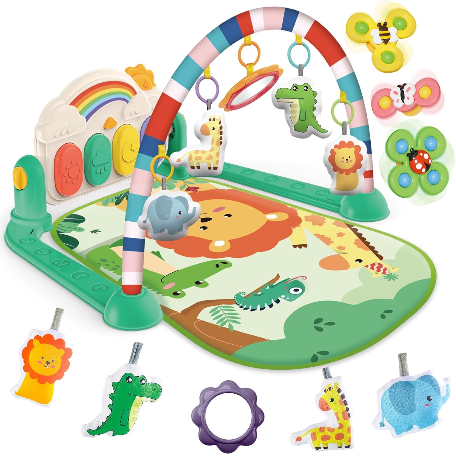 Baby Play Piano Gym Mat - Stimulate Early Development