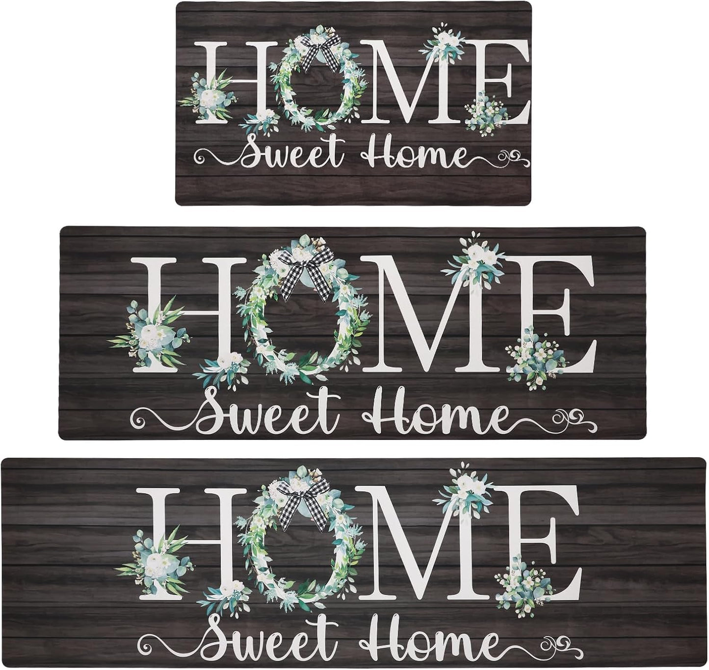Home Kitchen Runner Rugs Set of 3 for Comfort and Style