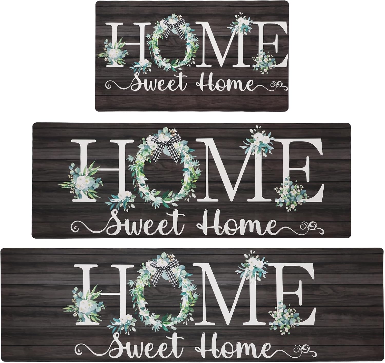 Home Kitchen Runner Rugs Set of 3 for Comfort and Style