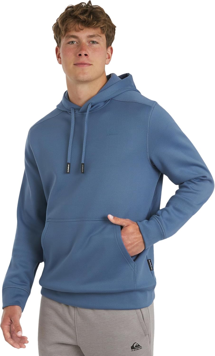 Quiksilver Men's Heavyweight Jacquard Mesh Pullover Hoodie