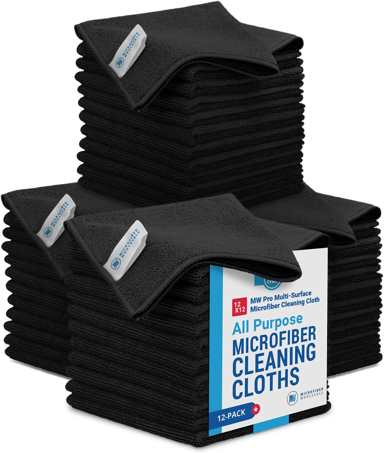 Premium Microfiber Cleaning Cloths for All Your Needs - 48 Pack
