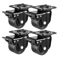W B D WEIBIDA Plate Swivel Caster Wheels 3-in Heavy Duty - 4400lb