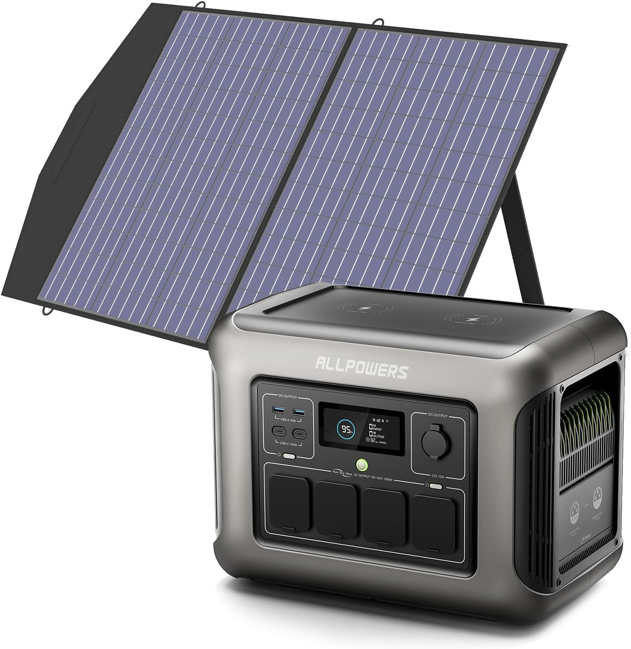 ALLPOWERS R1500 Portable Power Station - Fast Charging Solar Power