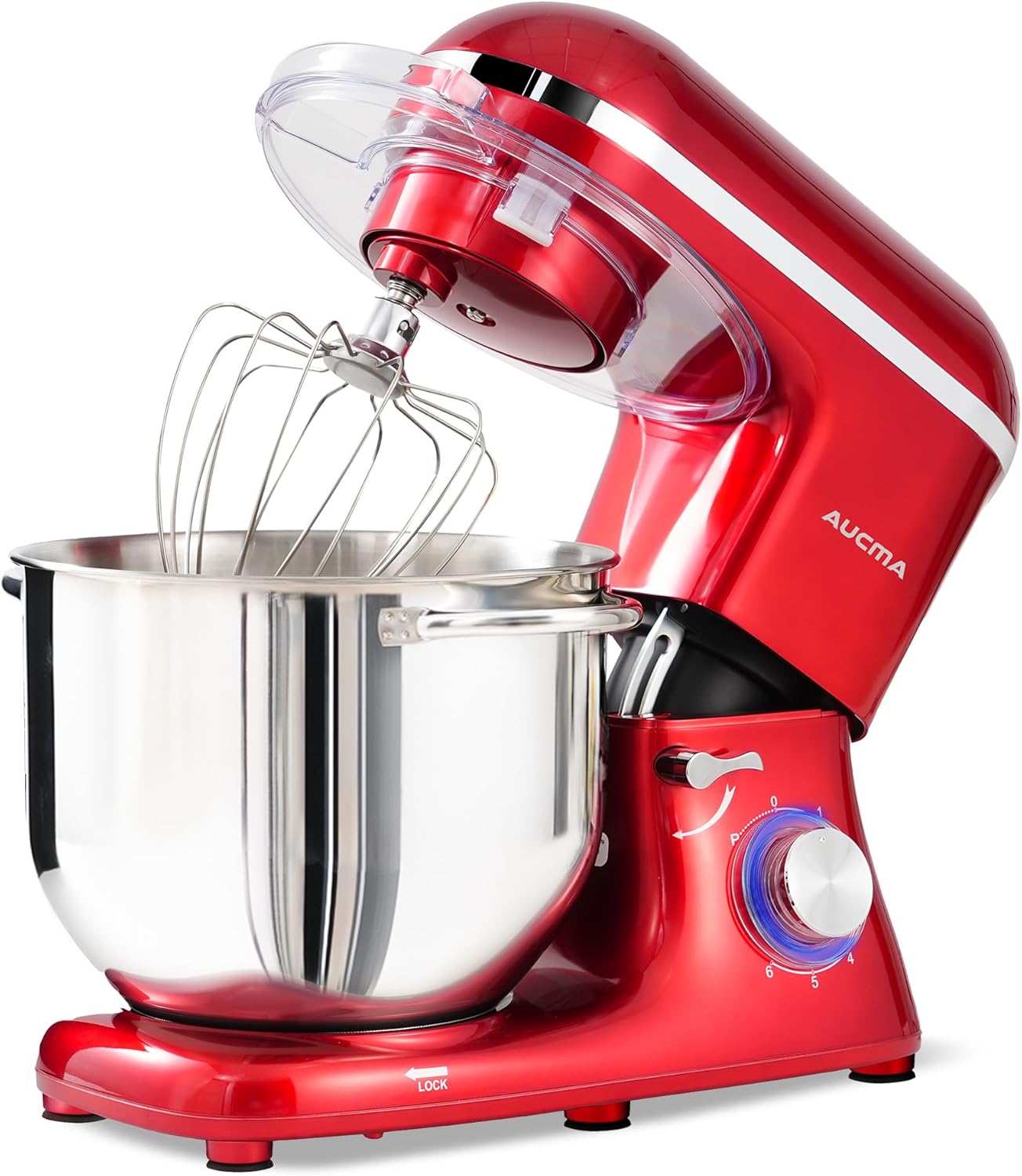 Aucma Stand Mixer 900W 8QT Large Kitchen Mixer for Baking
