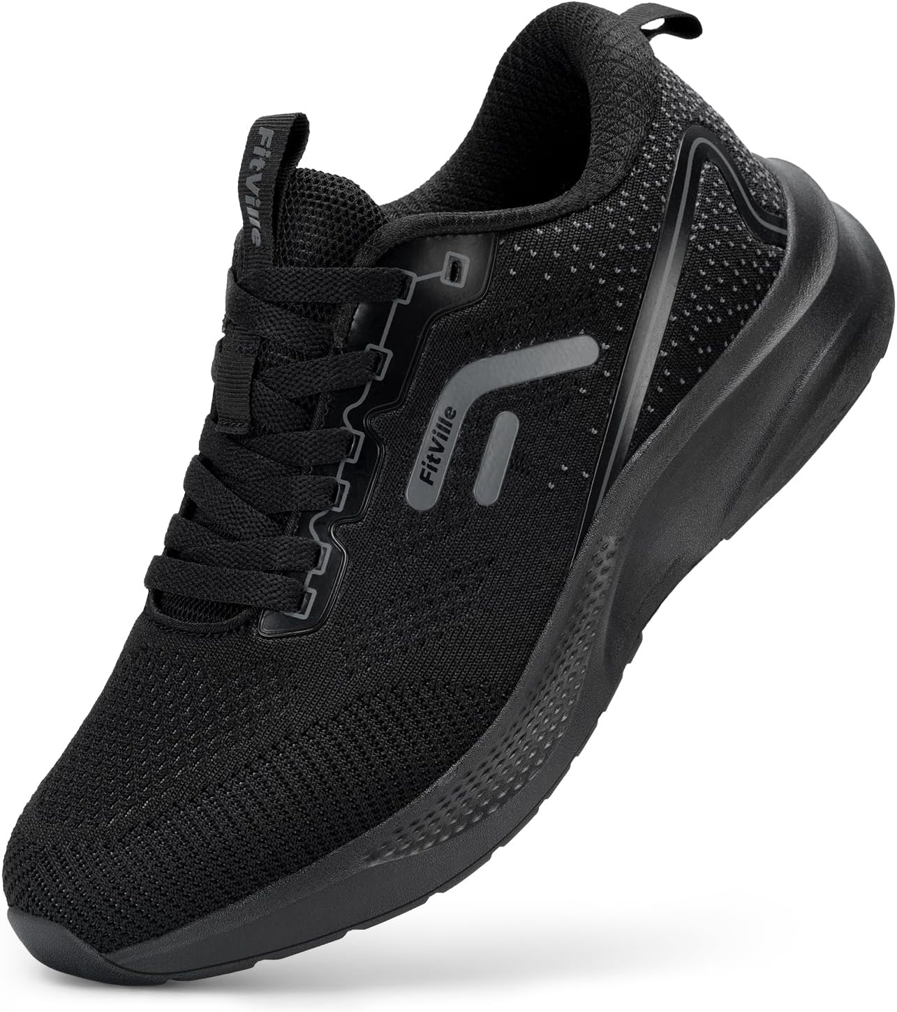 FitVille Wide Sneakers for Men with Arch Support and Cushioning