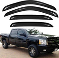 Window Visor Sun Shade Vent Deflector Rain Guard for Silverado