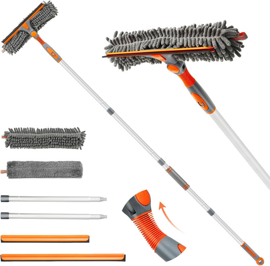 eazer 89'' 2 in 1 Rotatable Squeegee Kit