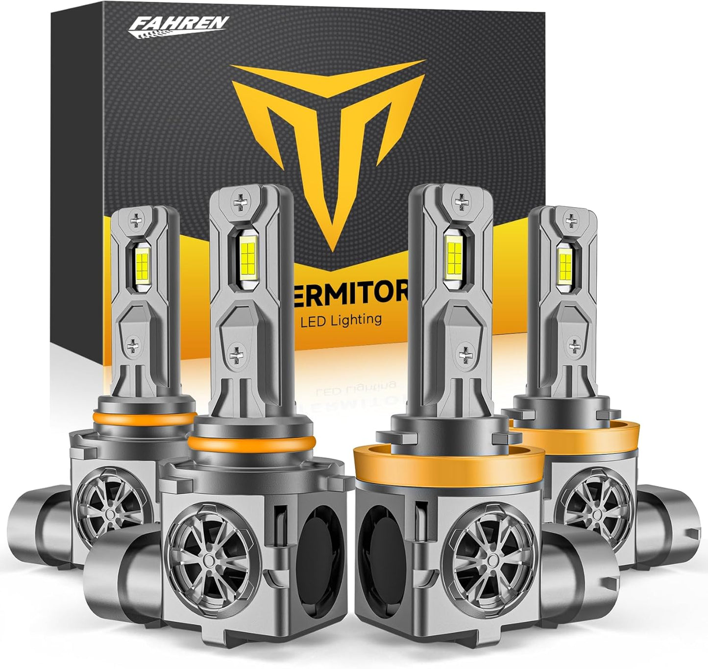 H11/H9/H8 9005/HB3 LED Bulbs Combo for Ultra Brightness