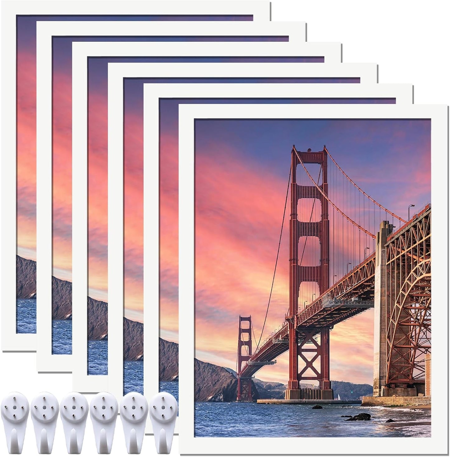 9x12 Picture Frame Set for Canvas Collage and Posters