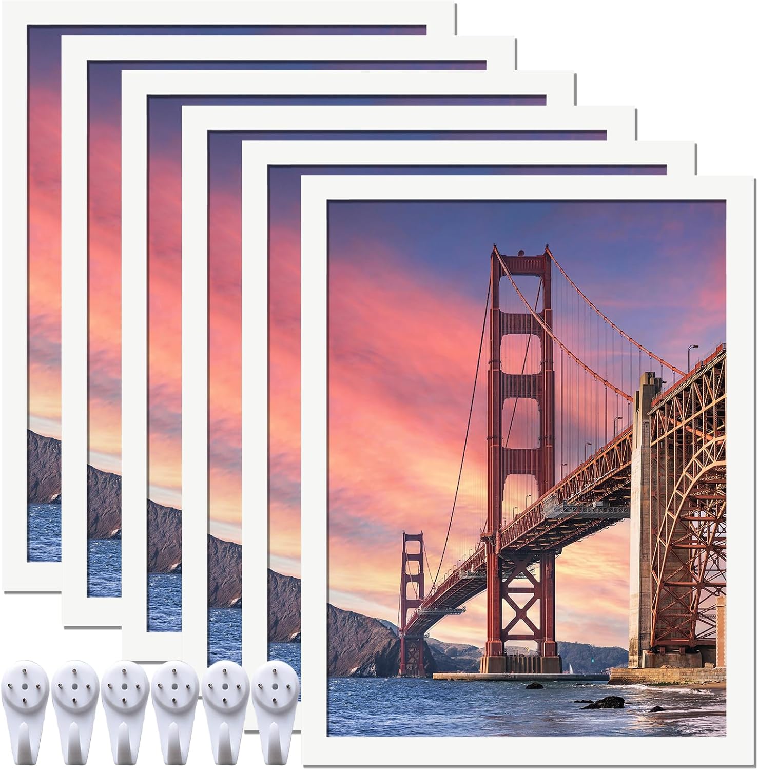 9x12 Picture Frame Set for Canvas Collage and Posters