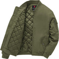 Men's Windproof Bomber Jacket - Warm Water Resistant Windbreaker