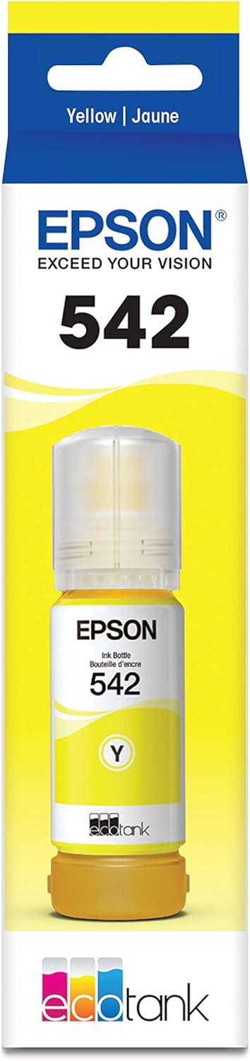 Epson EcoTank 542 Ink Bottle Bundle for Vivid Printing Needs
