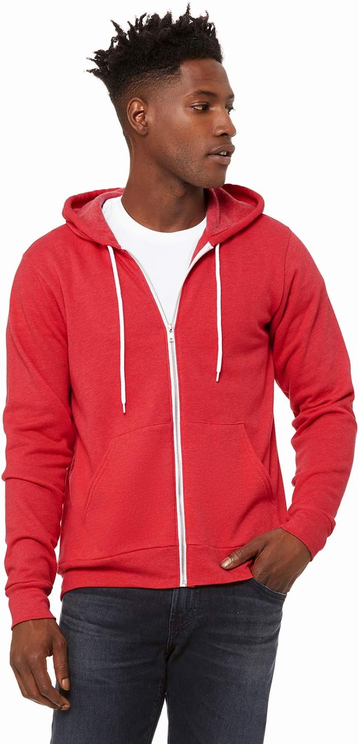 Bella & Canvas Men's 3739 Unisex Full-Zip Hoodie Review