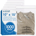 Self Seal Clear Poly Bags 10 x 15 (1000 Count) - Secure Apparel