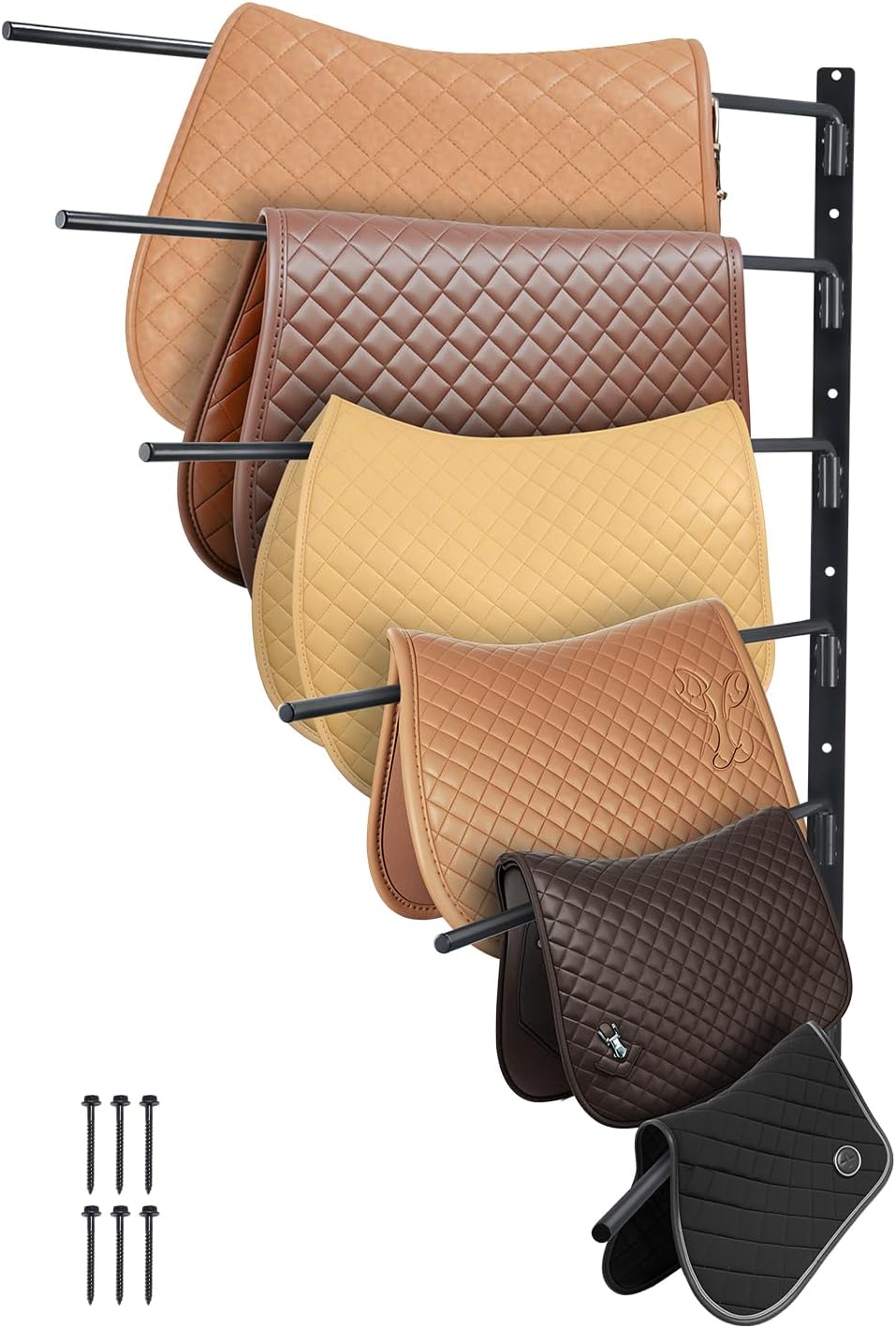 VEVOR Wall Mounted Saddle Rack for Efficient Tack Room Storage