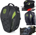 Motorcycle Tail Bag with Password Lock 25L-38L Convertible Helmet