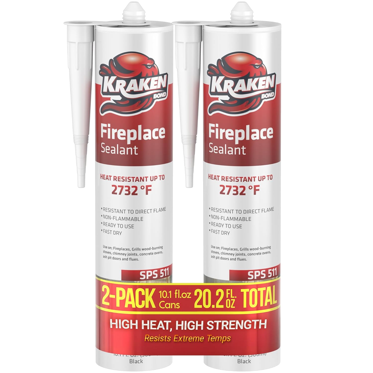 High Temperature Black Fireplace Sealant for Extreme Heat Use