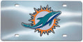 NFL Miami Dolphins Diecast License Plate Frame for Fans