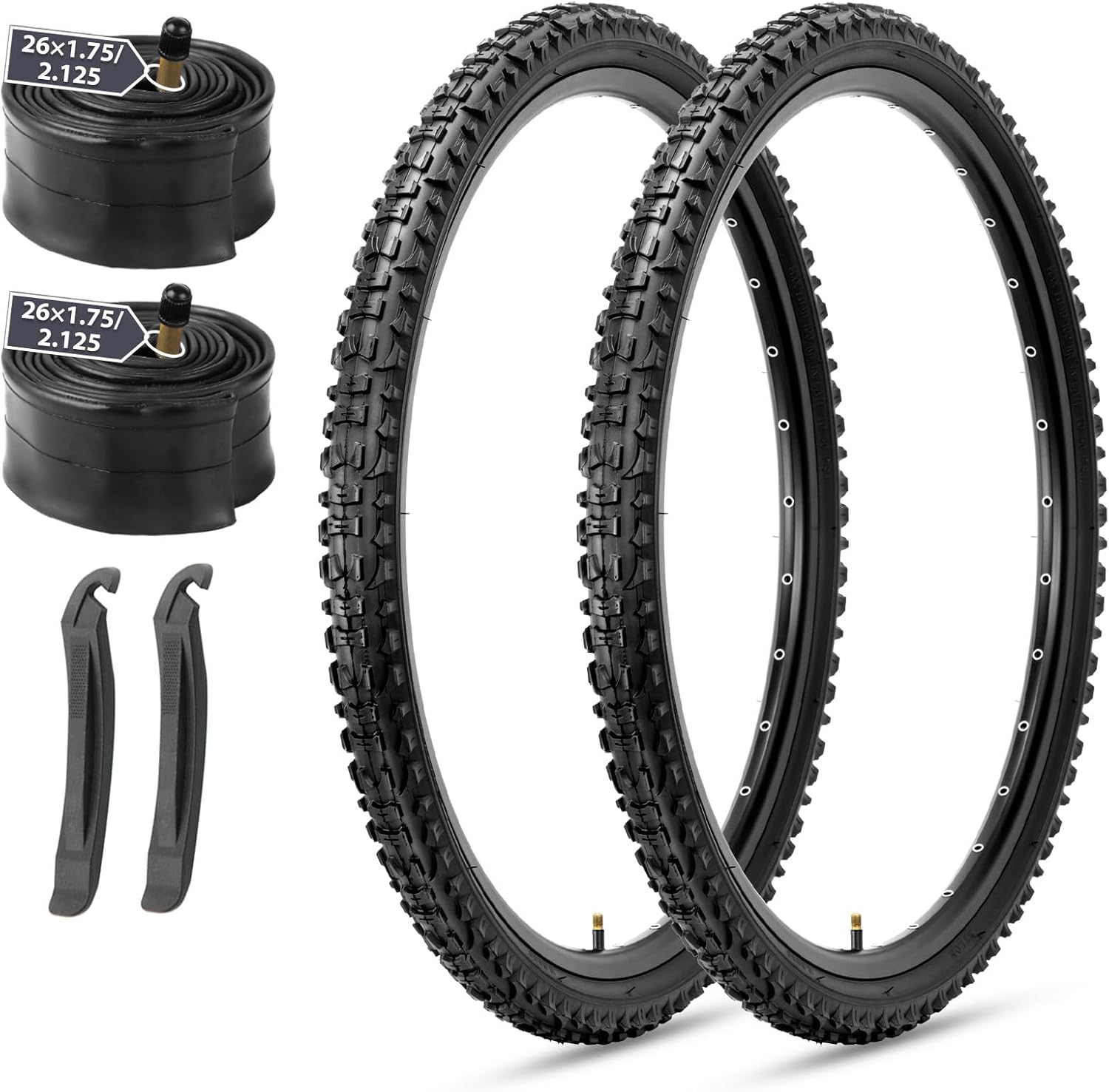 MOHEGIA Mountain Bike Tires Set: Durable 26-Inch Folding Tires