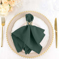 Hunter Green Cloth Napkins Set of 100 for Elegant Dining