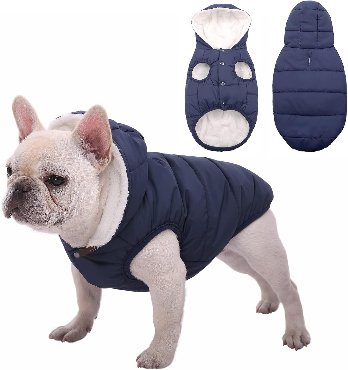 Fleece Hoodie for Dogs - Windproof Waterproof Winter Jacket