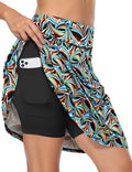 Women's Golf Skorts by Fulbelle with Three Pockets for Comfort