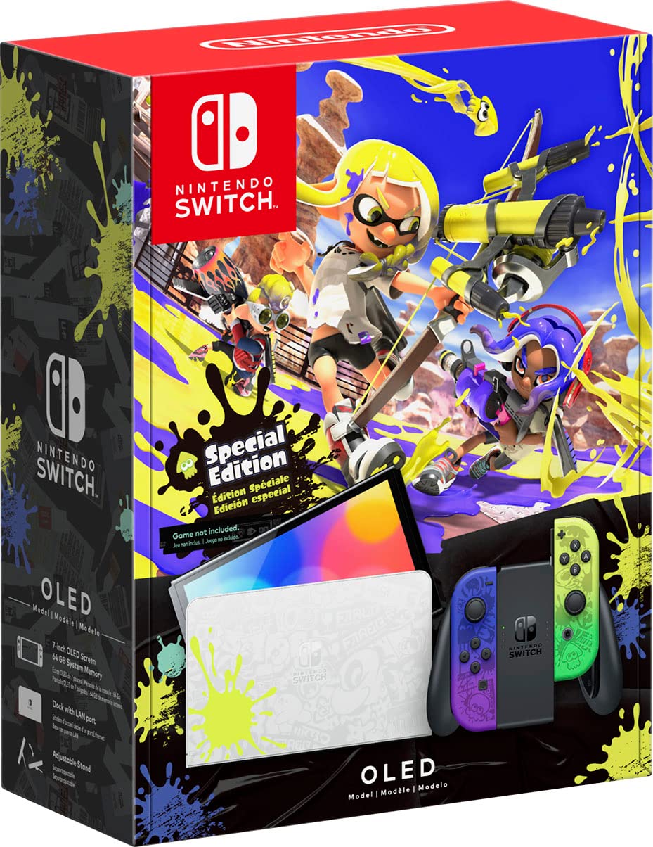 Nintendo Switch OLED Model Splatoon 3 Special Edition Review