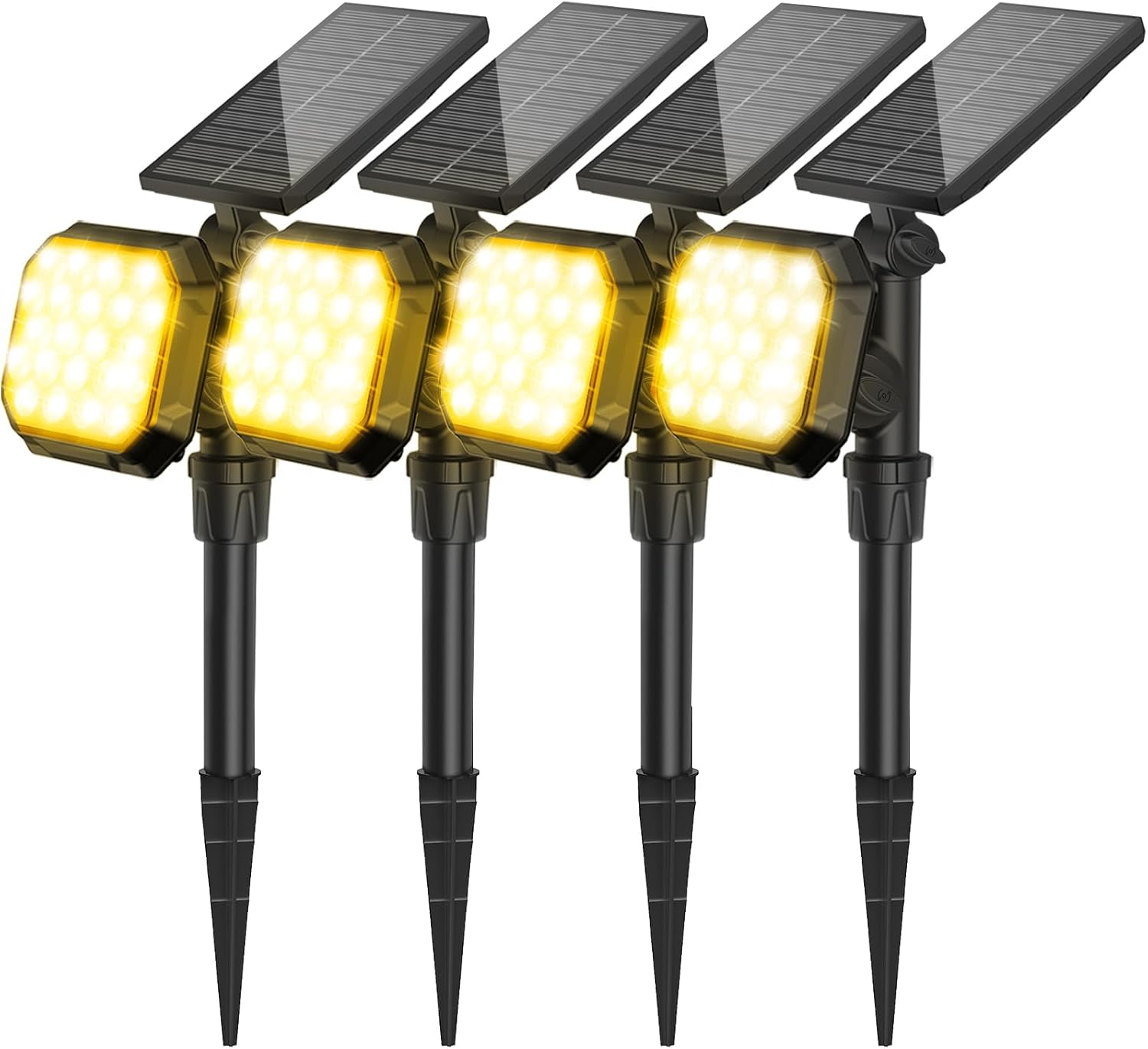ROSHWEY Outdoor Solar Lights - 22 LED Waterproof Spot Lights